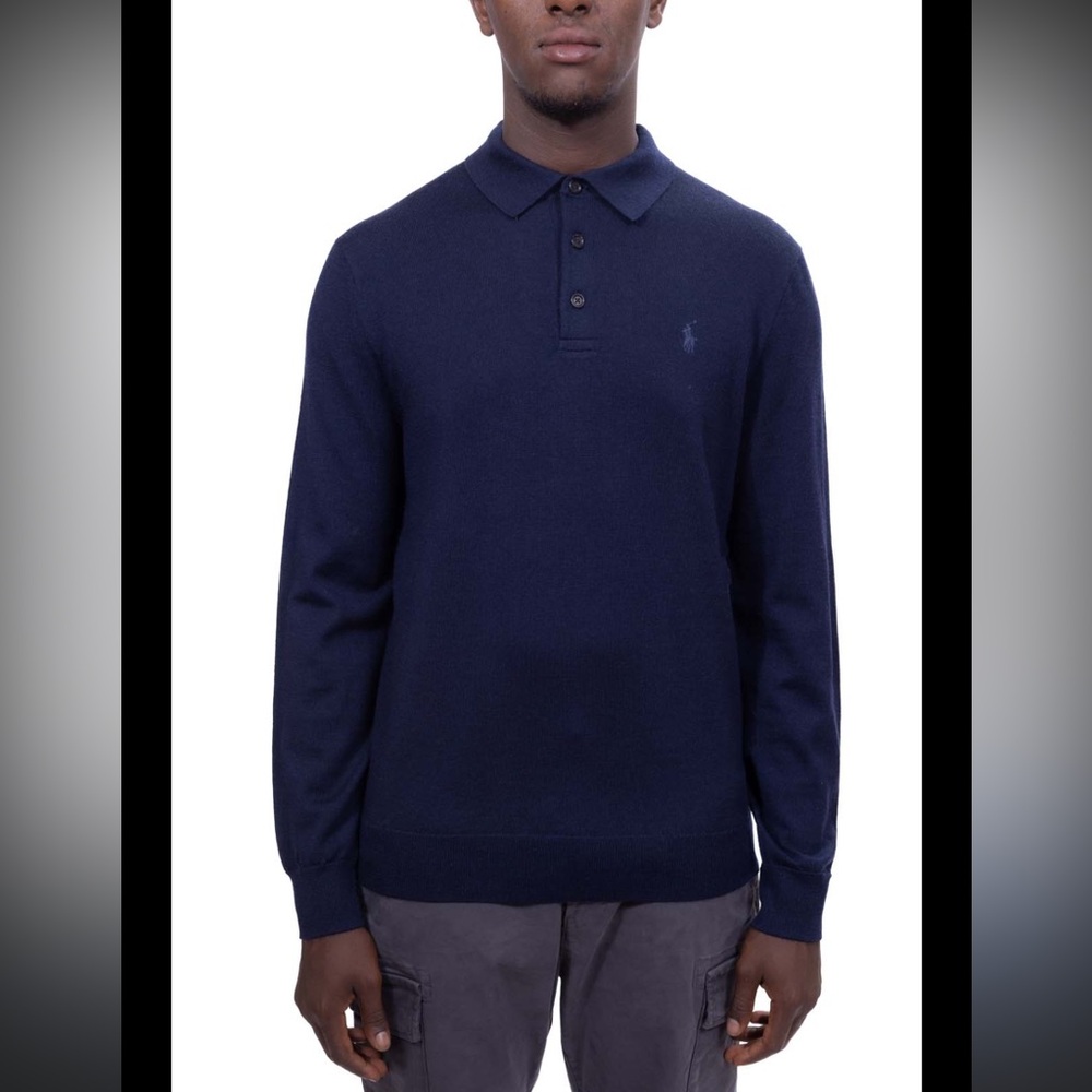 Polo Ralph Lauren Men's Pullover Long Sleeve Polo Shirt